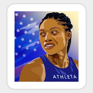 Allyson Felix Sticker